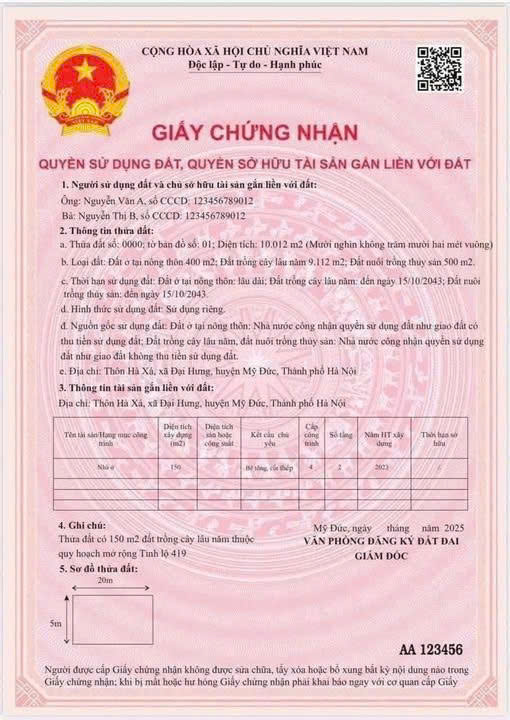 Thủ tục đất đai mới ừ 01/07/2015