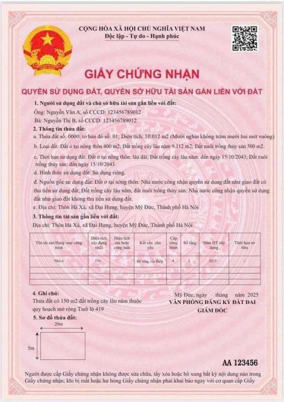 Giấy Chứng Nhận Quyền Sử Dụng Đất Theo Luật Đất Đai 2024