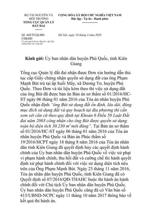 GIẢI QUYẾT THỦ TỤC CẤP GIẤY CHỨNG NHẬN QUYỀN SỬ DỤNG ĐẤT